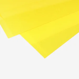 Evergreen [9904] 6 x 12 Transparent Coloured Sheet .010 Thick YELLOW (2 sheets per pack)