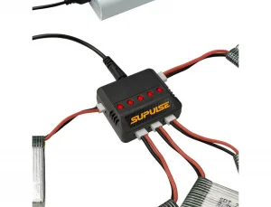 Volantex Supulse 5-In-1 USB 1S 3.7V Micro 5 Port LiPo Charger