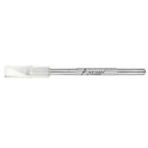 Excel K1 Knife, Light Duty Round Aluminium with Safety Cap, 5x #11 Blades (Carded)