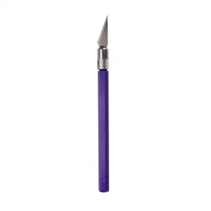 Excel K30 Light Duty Rite-Cut Knife with Safety Cap, Purple (Carded)