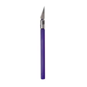 Excel K30 Light Duty Rite-Cut Knife with Safety Cap, Purple (Carded)
