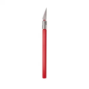 Excel K30 Light Duty Rite-Cut Knife with Safety Cap, Red (Carded)
