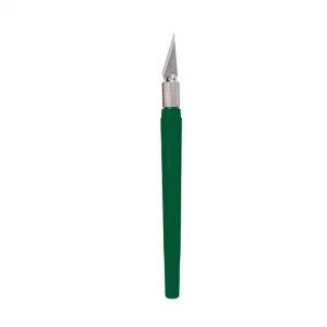 Excel K40 Pocket Clip-on Knife with TwiST-off Cap, Green (Carded)