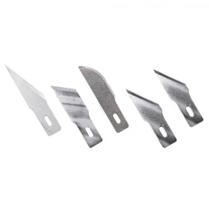 Excel 5 Assorted Heavy Duty Blades (#2, #19, #22, 2x #24), Shank 0.345 (0.88 cm) (5pcs) (Carded)