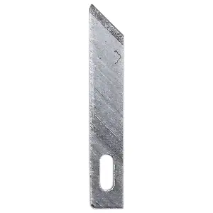 Excel #5 Angled Chisel Blade, Shank 0.25 (0.58 cm) (5pcs) (Carded)