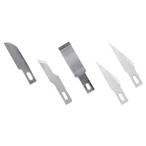 Excel Assorted Light Duty Blades (#10, #16, #17, 2x #11),Shank 0.25 (0.58 cm) (5pcs) (Carded)