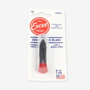 Excel #23 Double Edge Blade, Shank 0.345 (0.88 cm) (5pcs) (Carded)