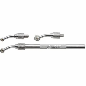 Excel Pounce Wheel Set, Three Wheel Heads with .25in, .312in, .437in (Carded)
