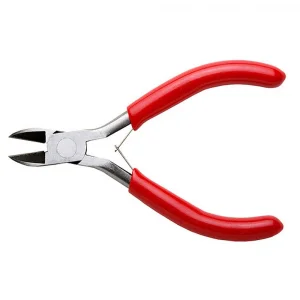 Excel 4.5in Spring Loaded Soft Grip Plier, Wire Cutter (Carded)