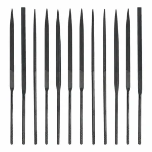 Excel 4in (10.1cm) Assorted Mini Files, Cut #2 (12pcs) (Pouch)