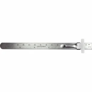 Excel 6in Stainless Steel Ruler (Carded)