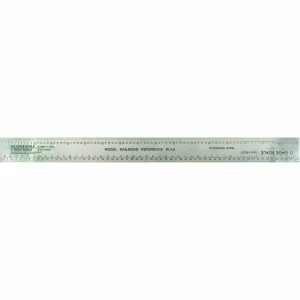 Excel 12in Scale Model Railroad Ruler (Pouch)