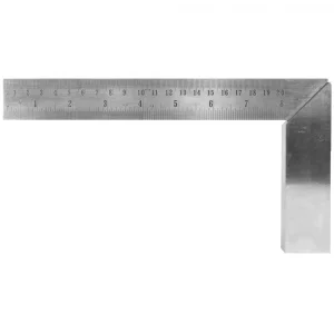 Excel 8in (20.32cm) Precision Carbon Steel Machine Square(Bulk)