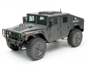 E-Zee RC 1:16 4WD RC Hummer Military Truck - Black