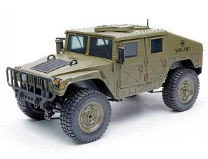 E-Zee RC 1:16 4WD RC Hummer Military Truck - Green