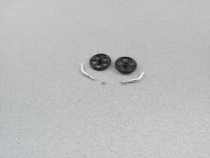 Angled Axle + Wheel 2.0mm (2)
