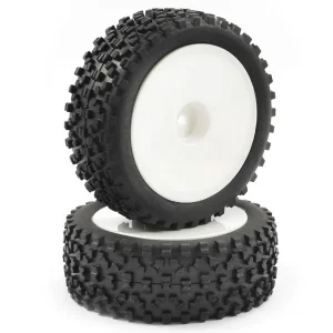 Fastrax 1:10 Mounted Cuboid Buggy Front Tyres Dished