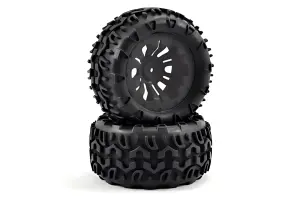 FTX Fastrax 1:10 Klaxon Truck Tyre Mounted On 12-Spoke (12mm Hex)