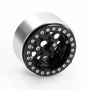 Fastrax Aluminium Beadlock T12 1.9 Wheels - Black (4Pc)