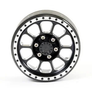 Fastrax Aluminium Beadlock Ten 1.9 Wheels - Black (2)
