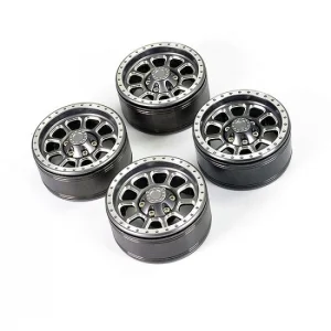 Fastrax Aluminium Beadlock Ten 1.9 Wheels - Titanium Colour (4)