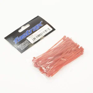 Fastrax 100mm x 2.5mm Nylon Cable Ties - Red (50pcs)