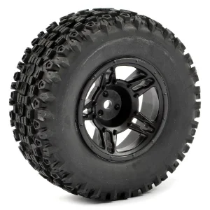 Fastrax 1:10 SC Stinger Tyres Mounted on 12mm Hex Slash 2WD Front Wheels (2)