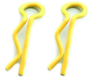 Fastrax Small Body Clips (8) - Yellow