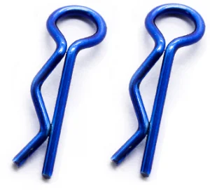 Fastrax Small Body Clips (8) - Metallic Blue