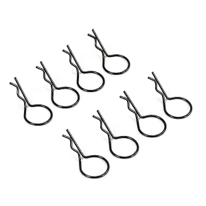 Fastrax Large Body Clips (8) - Black