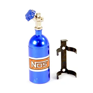 Fastrax Aluminium Nos Nitrous Bottle + Mount - Blue