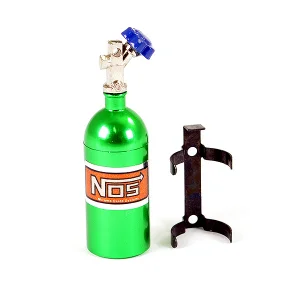 Fastrax Aluminium Nos Nitrous Bottle + Mount - Green