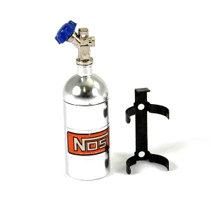 Fastrax Aluminium NOS Nitrous Bottle + Mount - Silver