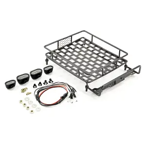 Fastrax Aluminium Luggage Rack W/LED Lamps L165mm X W112mm