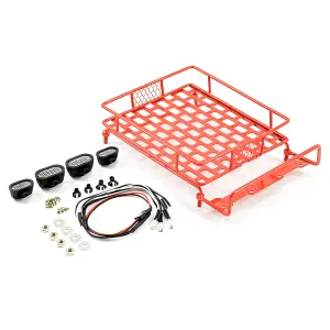 Fastrax Aluminium Luggage Rack W/LED Lamps L165mm X W112mm