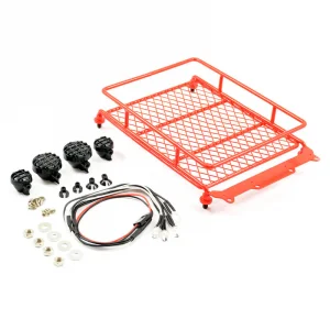 Fastrax Aluminium Luggage Rack W/LED Lamps L130mm X W110mm