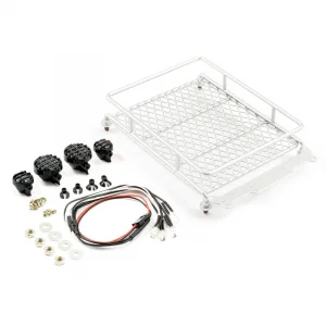 Fastrax Aluminium Luggage Rack W/LED Lamps L130mm X W110mm