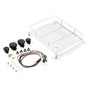 Fastrax Aluminium Luggage Rack W/LED Lamps L130mm X W110mm