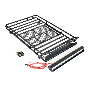 Fastrax Rooftop Luggage Rack With LED Light Bar (230X143X25mm)
