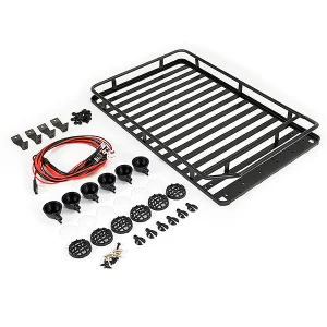 Fastrax Rooftop Luggage Rack With LED Spot Lights (233X157X36mm)