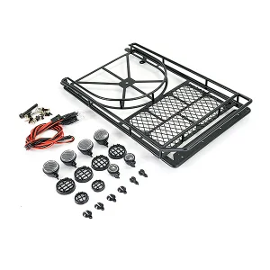 Fastrax Rooftop Luggage Rack With LED Spot Lights (240X150X31mm