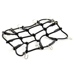 Fastrax Luggage Net W/Hooks L130mm X W110mm (Unstretched)