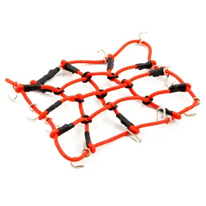 Fastrax Luggage Net W/Hooks L130mm X W110mm (Unstretched)