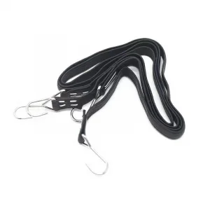 Fastrax Luggage Bungee Strap 2Pc W/Hooks 400mm - Black
