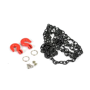 Fastrax Metal Hook + Black Steel Chain Set 800mm