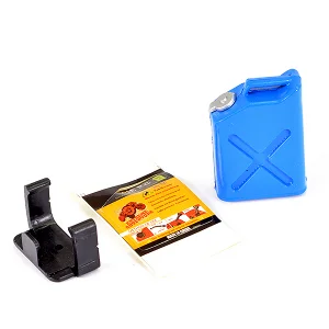 Fastrax Painted Fuel Jerry Can + Mount - Blue