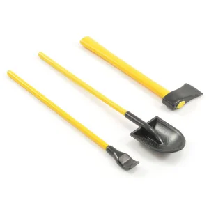 Fastrax 3 Piece Painted Hand Tools Shovel/Axe/Pry Bar