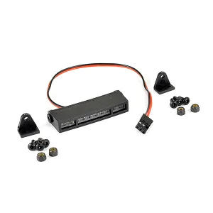 Fastrax Moulded Curved Hood 10 LED Light Bar With Mounts - 54mm