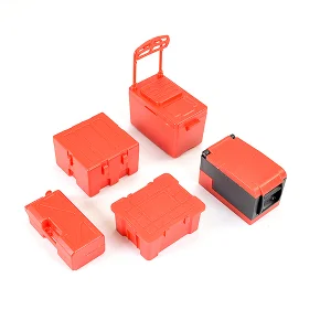 Fastrax Scale 5Pc Tool + Cooler Case Set - Red