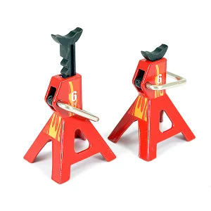 Fastrax Scale 6-Ton Adjustable Height Metal Jack Stand (2Pc)
